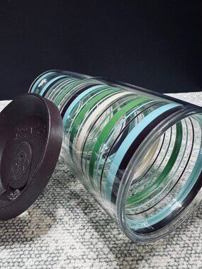 24 Ounce Striped Tervis with Lid